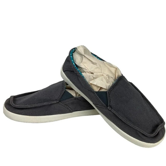 Sanuk Sideline Boys Slip On Sidewalk Surfers Boys Size 1 NEW - Picture 5 of 8